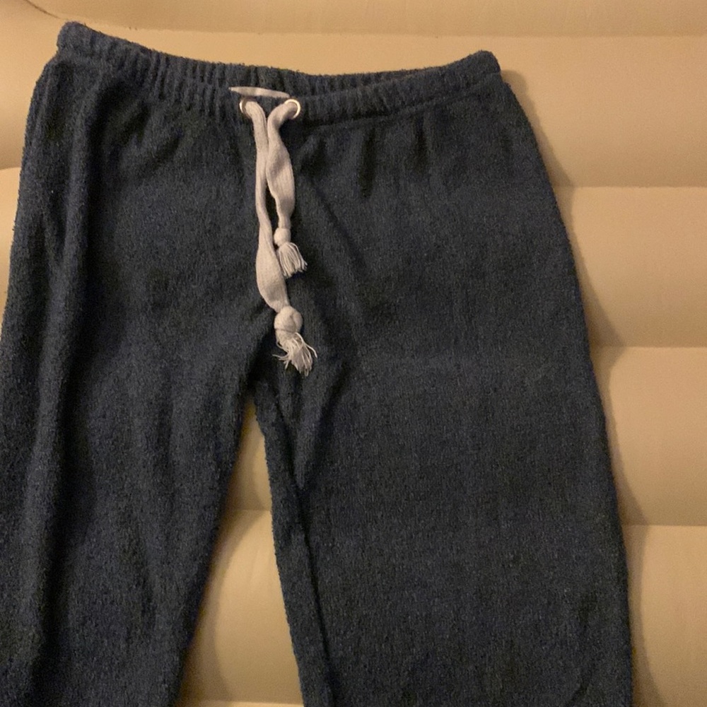 Dark blue washed joggers/sweatpants